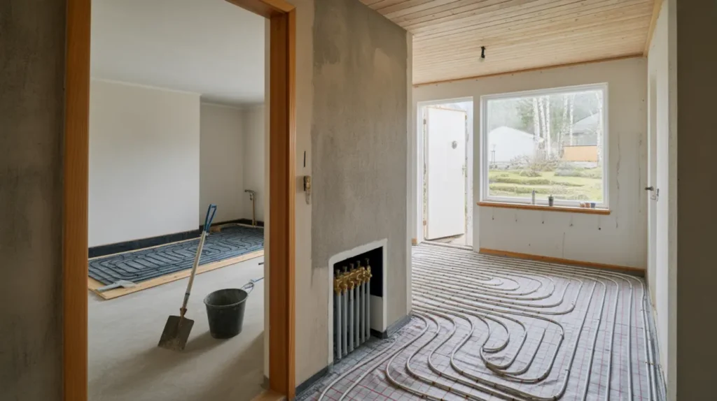 golvv rme i villa vattenburen eller el f r och nackdelar konstruktion och kostnad inkl rot avdrag