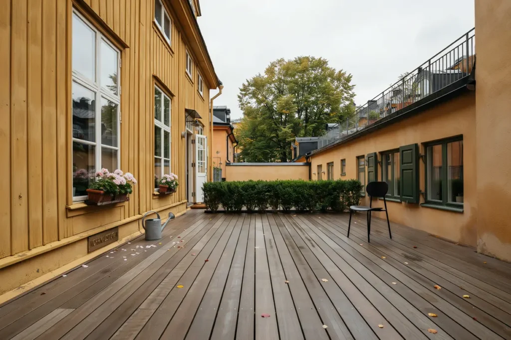 renovering av g rdsbj lklag med t tskikt och bel ggning i nedre norrmalm
